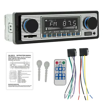 Автомобильный MP3-Плеер 12V HD Bluetooth Радио Fm-Передатчик Громкой Связи U Дисковая Карта Aux Радио С Дистанционным Управлением