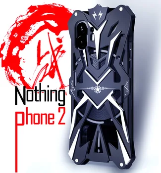 For Nothing Phone2 Zimon Luxury Thor Сверхмощный Бронированный Металлический Алюминиевый Чехол Для мобильного Телефона For Nothing Phone 2 Чехла