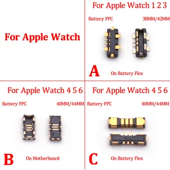 2-5-кратный Разъем для подключения аккумулятора FPC для Apple Watch 1 2 3 4 6 5 SE S1 S2 S3 S4 S5 S6 38 42 40 44 ММ A1579 A1578 A1760 A1848 A1847