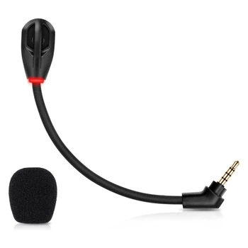 Черный микрофон для беспроводных игровых гарнитур Flight S с шумоподавлением, съемный микрофон 3,5 мм