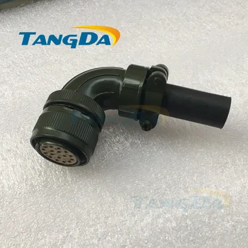 Разъемы Tangda Вилка серводвигателя авиационная вилка VW3M8122 17p 17pin 17 core MS3108B 20-29 s Колено YDM30200447 A.