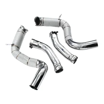 Секция высокоточных Труб отводная водосточная труба Выхлопная Труба с для C63/C63S W205