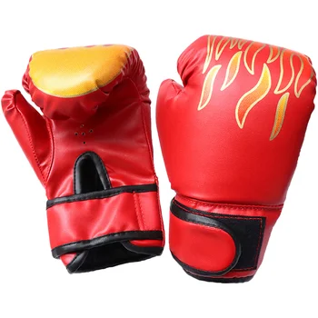 Детские боксерские перчатки, аксессуар для спарринга, портативные тайские перчатки для малышей из искусственной кожи для тренировок