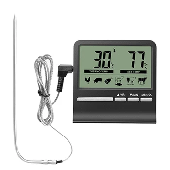 Датчик температуры, Термометр, Цифровой датчик, Кухонный инструмент для выпечки, Монитор температуры, Тестер температуры, Принадлежности для барбекю