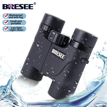 BRESEE Профессиональный Мощный Бинокль 10X26 BAK4 Prism Портативный Мини-Телескоп HD Minor Mini для Охоты, Походного Снаряжения, Поездок