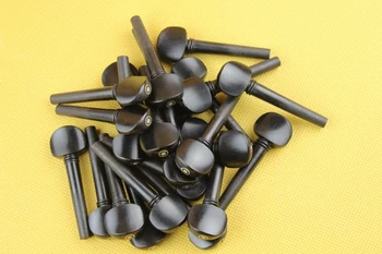 Clavijas de afinación de Violín de ébano, accesorios de piezas de Violín de tamaño 100, 1/8, negro, 1/8, piezas
