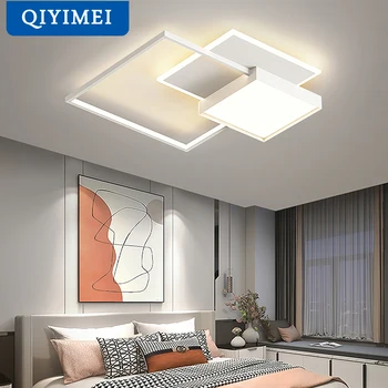 QIYIMEI Современная минималистичная светодиодная люстра для гостиной Столовой кухни внутреннего освещения Люстры домашнего декора Лампы для спальни