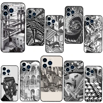 Чехол для лестниц Escher для iPhone XR XS Max X 12 13 Mini 6S 7 8 Plus SE 2020 11 12 13 Pro Max Чехол для телефона
