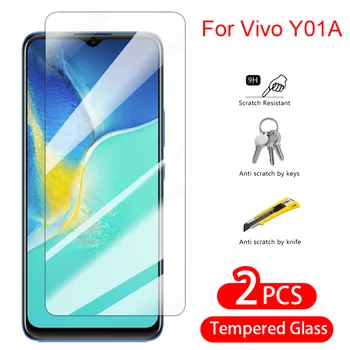 Для Vivo Y01A Y02s Y01 Y35m Y30 Y22s Y22 2022 Защитная Пленка Для экрана Из Закаленного Стекла Clear HD Flim Передняя Пленка Для Y01A Y02s Y01 Y35m