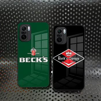 Чехол для телефона Beck S Beer для Xiaomi 12 13 X Redmi Note 11 10 S T Lite Pro POCO M4 X3 Glass
