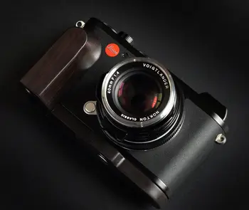 Опорная Пластина Держателя L-Образной пластины Ручной Работы из Черного Дерева для камеры Leica CL