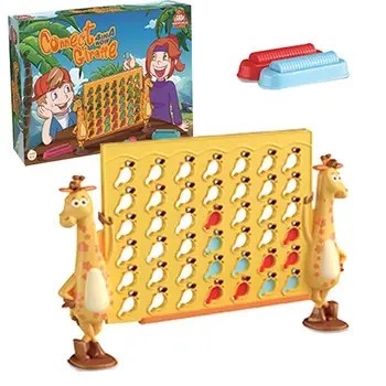 Забавная настольная игра-стратегия с жирафом, Портативная детская настольная игра для метания, головоломка для раннего обучения, игрушка-головоломка в подарок для ребенка