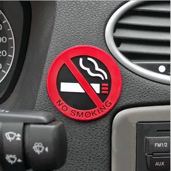1шт Предупреждение Не Курить Логотип Автомобильные Наклейки для Honda Volvo S80 S60 S40 S60L XC60 XC90 S40 V40 C30 C70 MINI SMART Chevrolet Ca