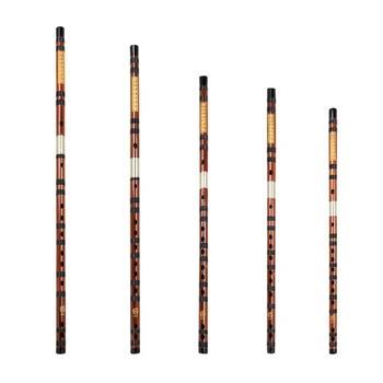 Бамбуковая флейта, профессиональные деревянные духовые флейты, музыкальные инструменты E F для ключей
