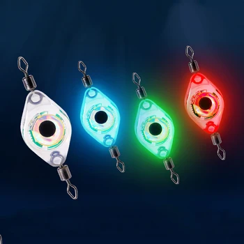1x LED Fish Lamp Мини-Рыболовная Приманка Light LED Deep Drop Подводная Форма Глаза Рыболовный Кальмар Рыболовная Приманка Светящаяся Приманка Легкий