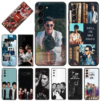JoBros Jonas Brothers Мягкие Чехлы Для Телефонов Samsung Galaxy S23 Plus S22 Ultra S21 S20 FE S10 Note 20 10 Lite 9 Черная Матовая Крышка