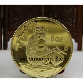 1992 Год Обезьяны Новогодняя коллекция золотых монет 12 Памятных Медалей со Знаками Зодиака
