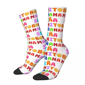 Сумасшедший дизайн, Кароль Джи Манана Сера Бонито, носки для скейтборда, длинные носки из полиэстера для унисекс