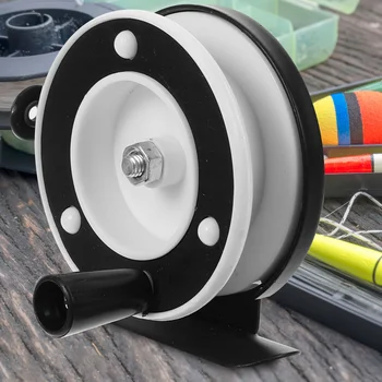 Катушка для подледной рыбалки Crappie Reels Поставляет наружное легкосплавное пластиковое колесо Fly для мужчин Аксессуары