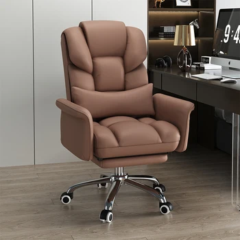 Роскошное Эргономичное Офисное кресло с поворотной подушкой Портативное Мобильное Офисное кресло с откидной спинкой Дизайн Sillas De Oficina Мебель для дома