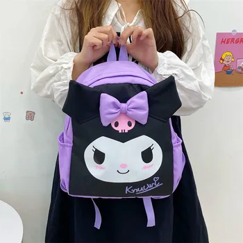 Sanrio Kawaii Аниме Cinnamoroll My Melody Водонепроницаемый Рюкзак Большой Емкости Kuromi Милый Студенческий Модный Школьный Мешок Игрушки Для Детей