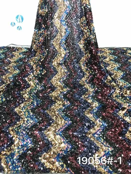 Небесно-голубая кружевная ткань из французского тюля 2020 г. Кружевная ткань из африканской сетки с пушистыми перьями, Высококачественная вышивка, Кружево для свадьбы