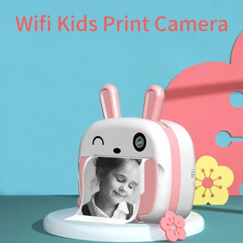 Новая камера Цифровая Wifi Зеркальная Камера Высокой четкости Детская Камера Для Печати Мини-Камера игрушка Поддержка Wifi Рождественский Подарок