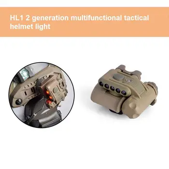 FAST Helmet Rail IR Mini Light Survival Многофункциональный тактический инфракрасный идентификационный фонарь со светодиодной подсветкой