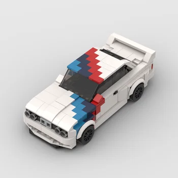 MOC Technical M3 E30 455pcs гоночный спортивный автомобиль Чемпион Скорости Автомобиля Гонщик Строительные Блоки Кирпич Креативные Гаражные Игрушки для Мальчиков
