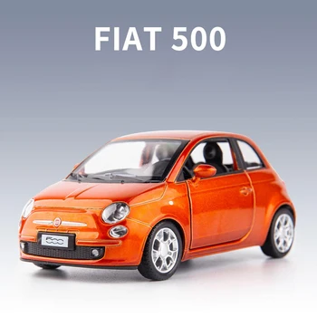1: 28 Литые автомобили FIAT 500, изготовленные под давлением, и игрушечные транспортные средства, модели автомобилей в миниатюрном масштабе, игрушки для автомобилей