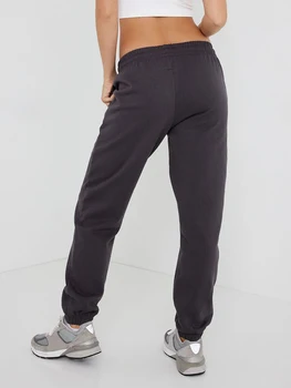 Женские эластичные спортивные штаны для бега трусцой, однотонные тренировочные штаны для бега с карманами, повседневные спортивные брюки для занятий спортом